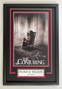 Patrick Wilson Signed The Conjuring 11x17 Movie Poster Framed