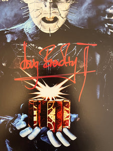 Doug Bradley Autograph Signed Hellraiser 11x14 Movie Poster Framed Display