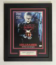 Load image into Gallery viewer, Doug Bradley Autograph Signed Hellraiser 11x14 Movie Poster Framed Display
