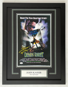 John Kassir Autograph Signed Demon Knight 11x17 Movie Poster Framed