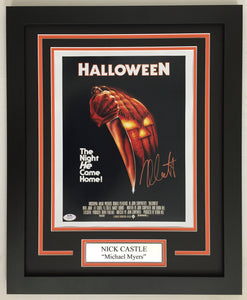 Nick Castle Autograph Signed HALLOWEEN 11x14 Movie Framed Display